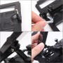 Foldable Stretchable Rotatable Aviation Aluminum Alloy Holder for DJI Mavic Pro / Air / Spark Transmitter, Suitable for 5.5-9.7 inch Smartphone / Tablet (Black)