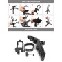 Hand Grip Handheld Gimbal Stabilizer Tripod Mount with Phone Clamp for DJI Shark(Black)