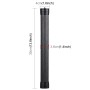 Puluz Carbon Fiber Extension Monopod Pole Barra extensible Palabra para DJI / Moza / Feiyu V2 / Zhiyun G5 / SPG Gimbal, Longitud: 35 cm (negro)