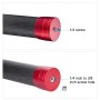 PULUZ 21cm Carbon Fiber Extension Monopod Stick for DJI / MOZA / Feiyu V2 / Zhiyun G5 Gimbal(Red)