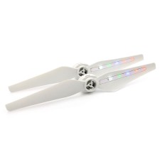 DJI Phantom 4系（白色）的一对Startrc LED LED闪烁环螺旋桨
