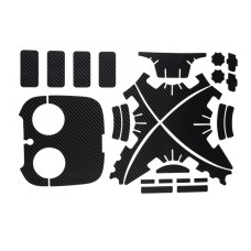 Sunnylife Carbon Fiber Decal Sticker for Phantom 3 Copter Shell Controller Accessory(Black)