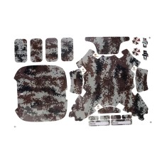 דפוס הסוואה דיגיטלי PVC מדבקת מדבקות עור עבור פנטום 3 אביזר בקר פגז מסוק