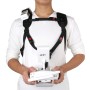 Case de mochila para el hombro Cinturón de correa para el cuello de la bolsa multipropósito para DJI Phantom 3/2/1 / Vision+, transporte disponible para quadcopter, control remoto, batería, hélices (negro)