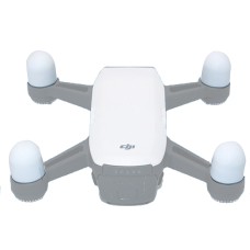 4 st Silicone Motor Guard Protective Covers för DJI Spark (White)