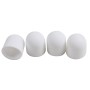 4 PCS Silicone Motor Guard Protective Covers for DJI Spark (White)
