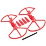 5 Sätze abnehmbarer Propellerschutzschutz mit Fahrwerk für DJI Spark (rot)