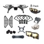 Drone lencse védelmi borító + állvány + továbbfejlesztett antenna -kiegészítők készlet a DJI Spark számára