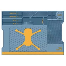 Plate-forme de maintenance Réparation du tapis d'isolation Mat de silicone pour drone (bleu)