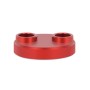 4 PCS סגסוגת אלומיניום מכסה מכסה מגן על מכסה למזלט אנפי (אדום) (אדום)