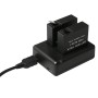 BC-AZ16数码相机USB双电池充电器，用于小米ii 4k