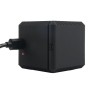 Ruigpro USB kolmekordsed akud korpuselaadija kast USB -kaabli ja LED -indikaatorituliga GoPro Hero6 /5 jaoks (must)