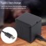 RUIGPRO USB Triple Batteries Box Charger Box з USB -кабелем та світлодіодним індикатором для GoPro Hero6 /5 (чорний)