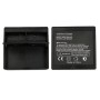 For GoPro HERO5 AHDBT-501 Dual-battery Charger with LED Indicator Light