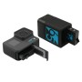 Dual-Batterien-Ladegerät mit USB-C / Typ-C-Kabel für GoPro Hero6 / 5