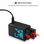 Dubbla batterier laddare med USB-C / Type-C-kabel för GoPro Hero6 / 5