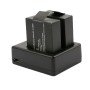 Chargeur de voyage USB Dual Battery pour SJCAM SJ4000 / SJ5000 / SJ6000 (CH1 / CH2)