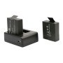 Chargeur de voyage USB Dual Battery pour SJCAM SJ4000 / SJ5000 / SJ6000 (CH1 / CH2)