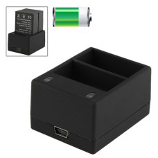 Caricatore da viaggio a doppia batteria USB per GoPro Hero 3+ / Hero 3 AHBBP-301 /302 batteria
