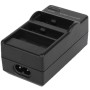 AHDBT-401 digitális fényképezőgép dupla akkumulátortöltő + autós töltő + adapter a GoPro Hero4-hez
