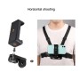 Adjustable Body Mount Belt Chest Strap with Phone Clamp & S-type Adapter & J Hook Mount & Long Screw for GoPro Hero11 Black / HERO10 Black / HERO9 Black / HERO8 Black / HERO7 /6 /5 /5 Session /4 Session /4 /3+ /3 /2 /1, Insta360 ONE R, DJI Osmo Action and