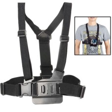 ST-26 Adjustment Elastic Body Chest Straps Belt for GoPro Hero11 Black / HERO10 Black / HERO9 Black / HERO8 Black / HERO7 /6 /5 /5 Session /4 Session /4 /3+ /3 /2 /1, Insta360 ONE R, DJI Osmo Action and Other Action Cameras(Black)
