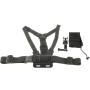 ST-27 B-Model Bröst Harness Strap Bröstmonterad sele + 3-vägs justerbar bas för GoPro Hero11 Black /Hero10 Black /Hero9 Black /Hero8 Black /Hero7 /6/5 /5 Session /4 Session /4/3 + /3 /2/1, Insta360 One R, DJI Osmo Action och andra actionkameror (svart)