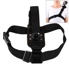 360 Degree Rotary Special Sports Single Shoulder DV Chest Belt for GoPro Hero11 Black / HERO10 Black / HERO9 Black / HERO8 Black / HERO7 /6 /5 /5 Session /4 Session /4 /3+ /3 /2 /1, Insta360 ONE R, DJI Osmo Action and Other Action Cameras(Black)