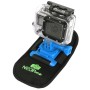 Neopine modische 360 ​​-Grad -Rotation Tauchmaterial Kamera -Gürtel /Schultergurt für GoPro Hero10 Black /Hero9 Black /Hero8 Black /Hero7 /6/5/5 Session /4 Session /4/3+ /3/2/1, Xiaomi Yi, SJCAM SJ6000 / SJ5000 / SJ5000 WiFi / SJ4000 Sportkamera (blau)