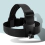 Elastischer Berggürtel einstellbarer Kopfgurt mit Telefonklemme & Schrauben- und S-Typ-Adapter für GoPro Hero10 Black /Hero9 Black /7/6/5, Xiaoyi und andere Action-Kameras, Smarphones (schwarz)