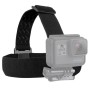 Cinghia di testa regolabile a cinghia di montaggio elastico Puluz per GoPro, Insta360 One R, DJI Osmo Action e altre fotocamere