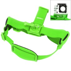 NEOpine GHS-2 Adjustable Action Camera Fixed Head Strap for GoPro HERO10 Black / HERO9 Black / HERO8 Black / HERO7 /6 /5 /5 Session /4 Session /4 /3+ /3 /2 /1, Insta360 ONE R, DJI Osmo Action and Other Action Camera(Green)