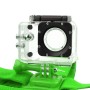 Neopine GHS-2 justerbar actionkamera fast huvudrem för GoPro Hero10 Black /Hero9 Black /Hero8 Black /Hero7 /6/5/5 Session /4 Session /4/3+ /3/2/1, Insta360 One R, DJI Osmo Action och annan actionkamera (grön)