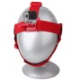 Neopine GHS-2 reguleeritav tegevuskaamera fikseeritud pearihm GoPro Hero10 Black /Hero9 Black /Hero8 must /kangelane /6/5/5 seanss /4 seanss /4 /3+ /3/2/1, Insta360 üks R, DJI Osmo Tegevus ja muu tegevuskaamera (punane)