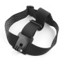 ST-23 Cintura di montaggio con cinturino per testa regolabile elastico per GoPro Hero11 Black /Hero10 Black /Hero9 Black /Hero8 Black /Hero7 /6/5/5 Sessione /4 Sessione /4/3+ /3/2/1, Insta360 One R, DJI Osmo Action e altre fotocamere d'azione (Black)