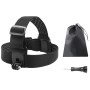 ST-23 Cintura di montaggio con cinturino per testa regolabile elastico per GoPro Hero11 Black /Hero10 Black /Hero9 Black /Hero8 Black /Hero7 /6/5/5 Sessione /4 Sessione /4/3+ /3/2/1, Insta360 One R, DJI Osmo Action e altre fotocamere d'azione (Black)