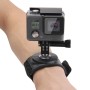 Puluz 3 в 1 ръчна каишка за краката на ръката на ръката 360-градусова въртене за въртене за GoPro Hero11 Black /Hero10 Black /Hero9 Black /Hero8 Black /Hero7 /6/5/5 Сесия /4 Сесия /4/3+ /3/2/1 , Insta360 One R, DJI Osmo Action и други камери за действие (