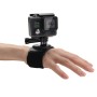 PULUZ 3 in 1 Hand Wrist Arm Leg Straps 360-degree Rotation Mount for GoPro Hero11 Black / HERO10 Black / HERO9 Black / HERO8 Black / HERO7 /6 /5 /5 Session /4 Session /4 /3+ /3 /2 /1, Insta360 ONE R, DJI Osmo Action and Other Action Cameras(Black)