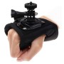 360 stupňů rotace rukavic Styl popruh na montáž náramku na pásmový dlaň se šroubem a adaptérem pro Xiaomi Yi Sport Camera / GoPro HERO4 / 3+ / 3/2/1, velikost: 45 cm x 11 cm