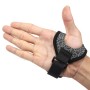 ניאופין סקסית נמר 360 מעלות סיבוב חגורת זרוע /רצועת שורש כף יד + הר חיבור עבור GoPro Hero9 שחור /גיבור 8 (אפור)
