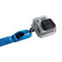 TMC CA003 Gyorskioldó kamera mandzsetta csuklószíja a GoPro Hero11 fekete /hero10 fekete /hero9 fekete /hero8 /hero7 /6/5 /5 munkamenet /4 munkamenet /4 /3+ /3/2/1, Insta360 One R, DJI Osmo akció és egyéb akció kamerák, hossz: 22 cm (kék)