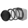 Puluz 52mm CPL + Filtro lente UV con anello adattatore per GoPro Hero11 Black / Hero10 Black / Hero9 Black (nero)