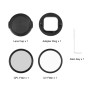 Puluz 52mm CPL + UV леща филтър с адаптер за GoPro Hero11 Black / Hero10 Black / Hero9 Black (Black)