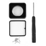 Wasserdichtes Gehäuse -Ersatzlinsenring mit Schrauben und Schraubendreher für GoPro Hero4 / 3+ (schwarz)