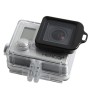 Montaje de lente de anillo de cordón de aluminio con destornillador para GoPro Hero4 / 3+ (negro)