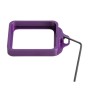 Support d'objectif à anneau de lanière en aluminium avec pilote à vis pour GoPro Hero4 / 3+ (violet)