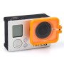 Ochranná kapuce s objektivem TMC pro GoPro Hero4 /3+(oranžová)