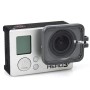Hotte de protection anti-exposition à l'objectif TMC pour GoPro Hero4 / 3 + (gris)