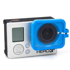 TMC Lens Anti-exposure Protective Hood for GoPro HERO4 /3+(Blue)