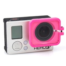 TMC Lens Anti-exposure Protective Hood for GoPro HERO4 /3+(Magenta)